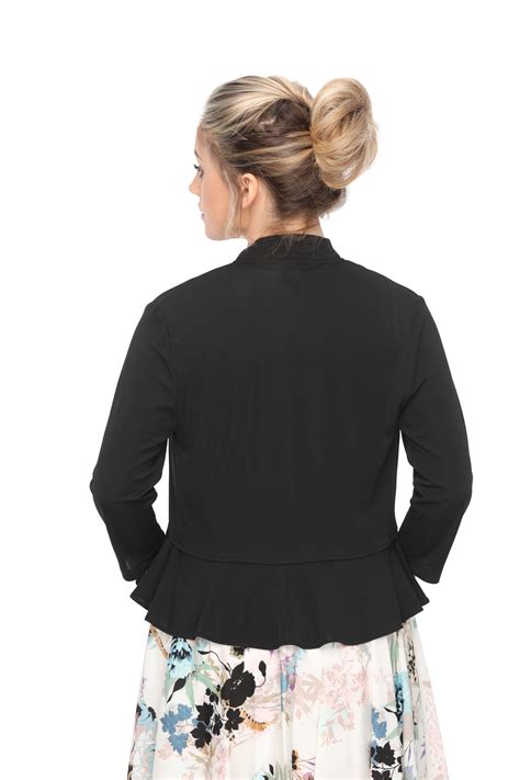 Transform Your Outfit In To A More Dressy Look With This Dressy Shrug This Womens Ruffled