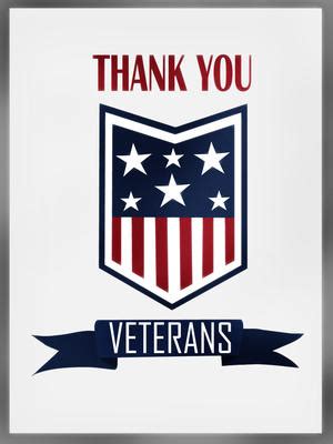 Free Printable Thank You Veterans Cards, Create and Print Free ...