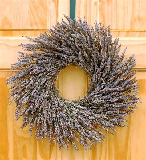 Dried Lavender Indoor Wreath in Wreaths | Indoor wreath, Dried lavender ...