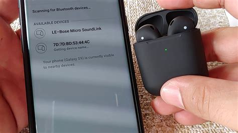 How To Pair I Tws Clone Airpods With Samsung Galaxy Android Youtube