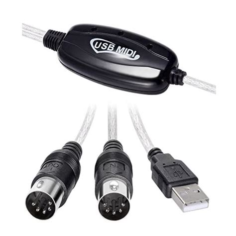 Cable De Interfaz USB A MIDI ENERGIT