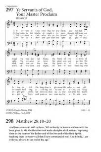 Hymns To The Living God Ye Servants Of God Your Master Proclaim