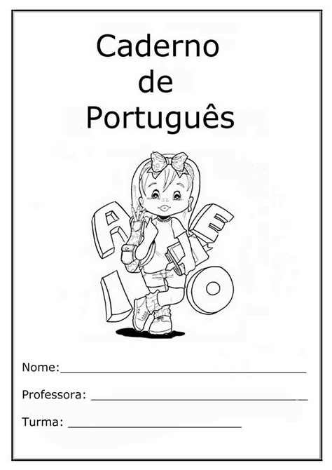 Educar X Capas Para Caderno De Português