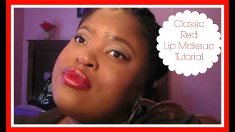 Classic Red Lip Makeup Tutorial Beautybydionnad Youtube