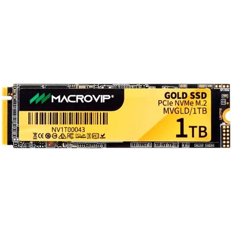 SSD Macrovip M2 1TB Gold Nvme KaBuM