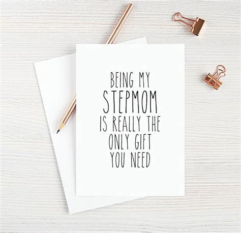 A Card That Says Being My Stepdad Is Really The Only T You Need