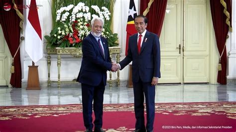 Pertemuan Bilateral Presiden Jokowi Dengan Pm Timor Leste Xanana Gusmao