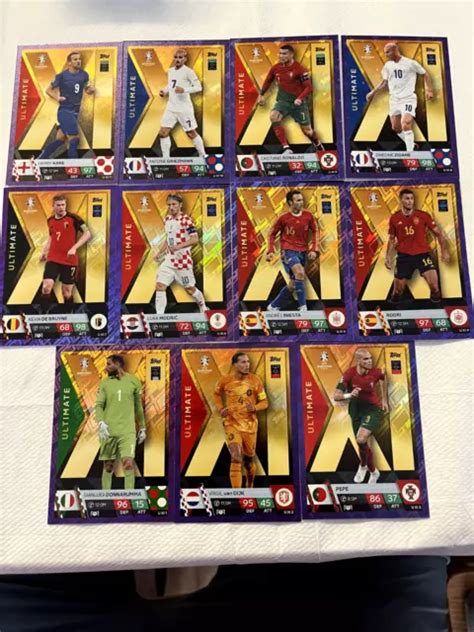 Topps Match Attax Euro Allemagne Cartes D Insertion Violettes