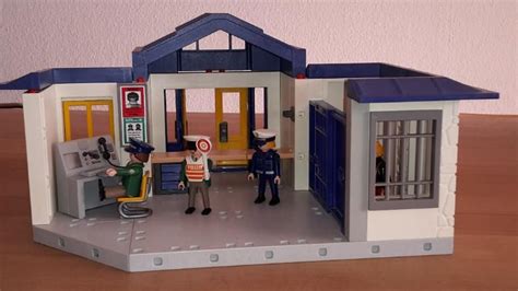 Polizeistation Playmobil Bauanleitung Polizeistation Mit Polizeiauto