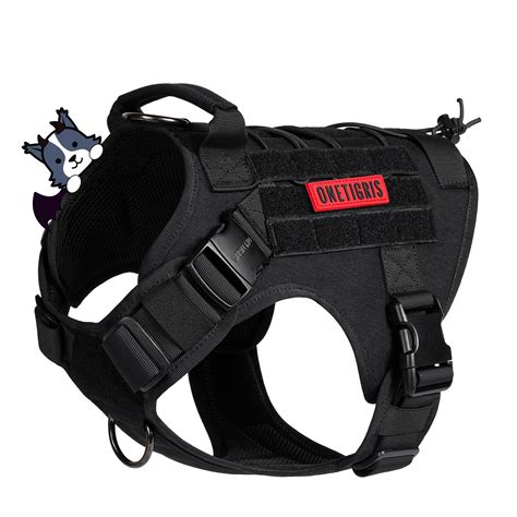 OneTigris Tactical Dog Harness Vest with Handle, Military Dog Harness ...