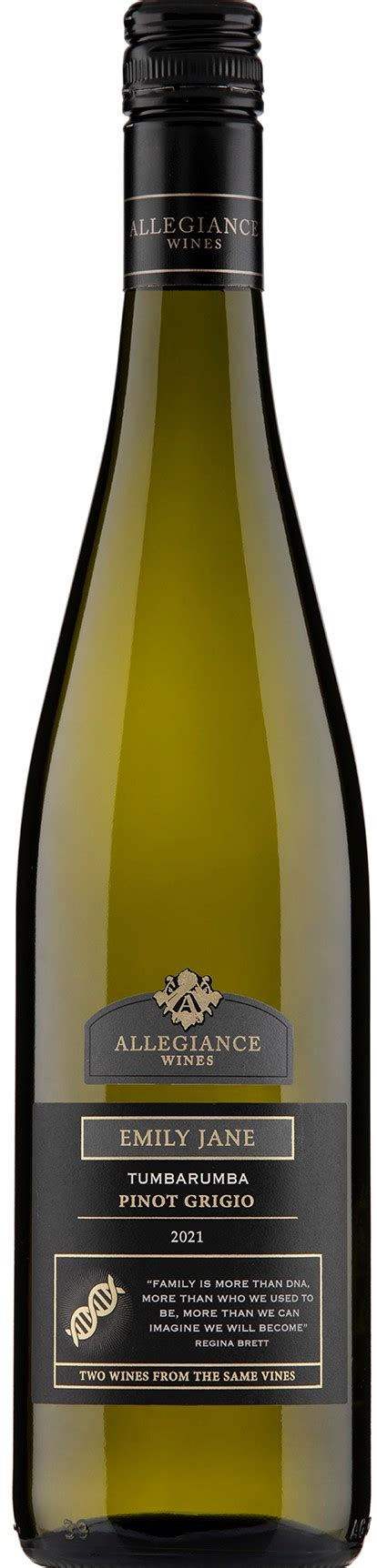 Emily Jane Tumbarumba Pinot Grigio 2021 Allegiance Wines