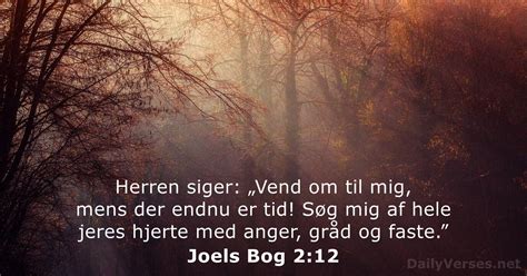 Den 2 Marts 2019 Dagens Bibelvers Joels Bog 2 12 DailyVerses Net