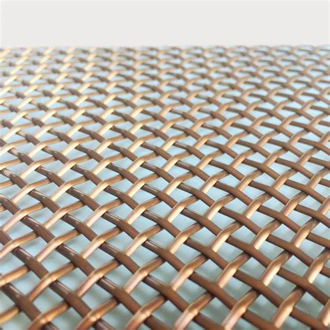 China Xy 1593g Copper Color Half Round Wire Mesh Manufacture And