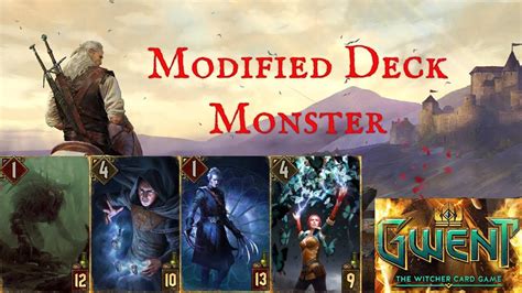 29 Gwent The Witcher Card Game Monster Modifiziertes Deck Deutsch