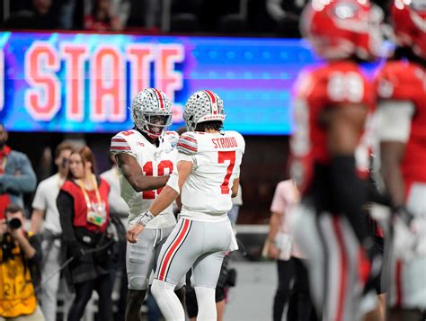 Marvin Harrison Jr Reflects On Cj Strouds Peach Bowl Performance