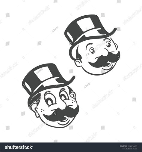 Illustration Of Monopoly Man Fishing Royalty Free Stock Vector