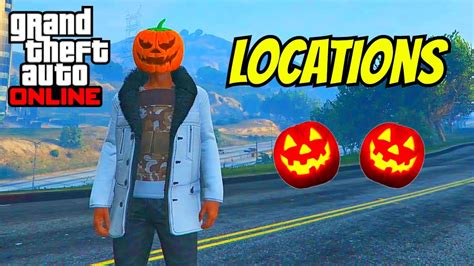 Jack O Lantern Locations Unlock Horror Pumpkin Mask GTA Online YouTube