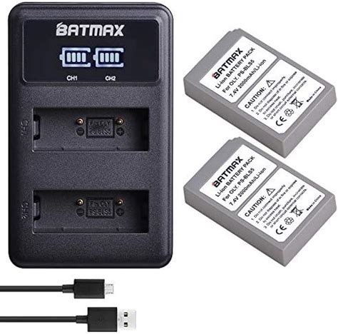 Amazon Bm Premium Bls Ps Bls Battery And Charger For Olympus