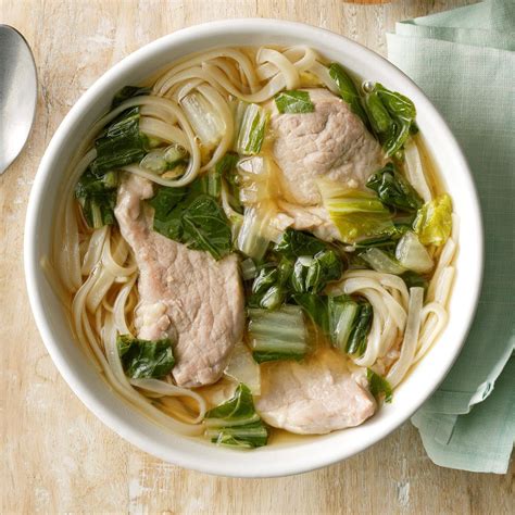 Pork Bok Choy Udon Soup Recipe Cart