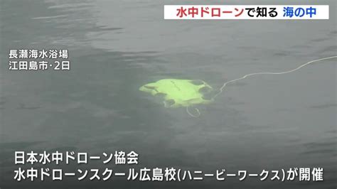 地域の身近な海を知ろう 子どもたちが水中ドローン操縦体験 環境問題に関心を 海と日本project In 広島