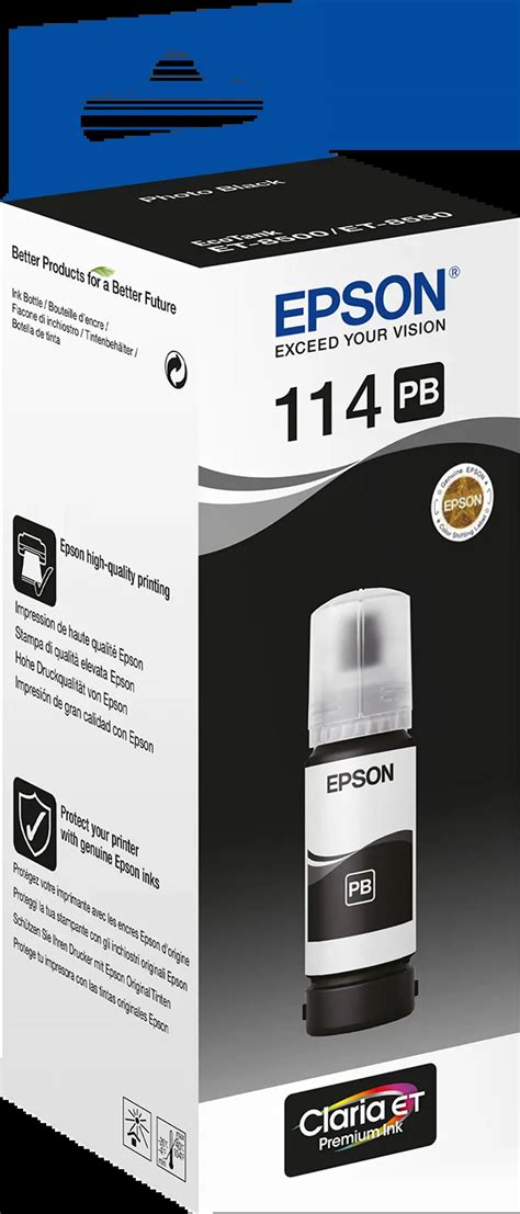 Epson Bouteille D Encre Ecotank Ml Photo Noire Hifi