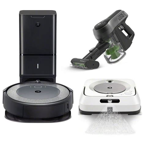 Enjoy a whole-room clean wth a robot vacuum, robot mop, and the iRobot ...