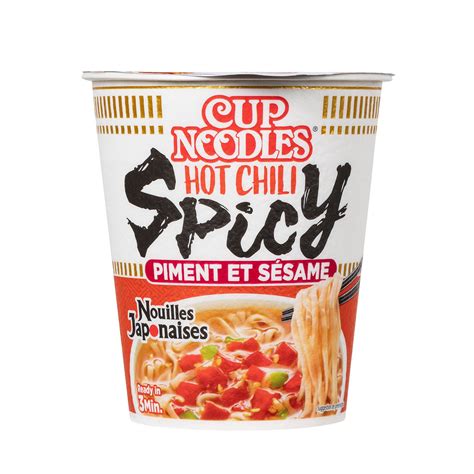 Soupe De Nouilles Japonaises Piment Et S Same Nissin Le Pot De G