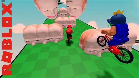 Roblox Escape Running Felipe Head On A Bike Roblox Robloxgames