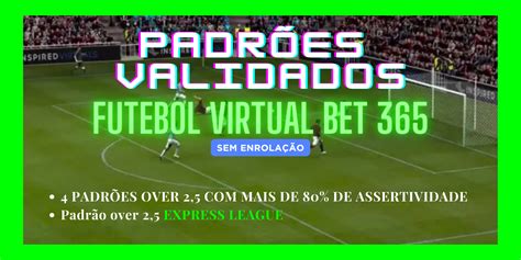 FUTEBOL VIRTUAL BET365 5 PADRÕES 80 DE ASSERTIVIDADE