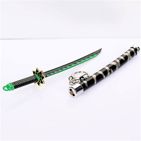 Demon Slayer Sword Mini Katana Llaveros Figura Anime Tanjiro Para