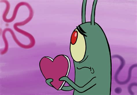 Vintage Spongebob Valentines Day Card Plankton Etsy