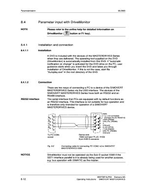 Fillable Online Parameter Input With Drivemonitor Fax Email Print