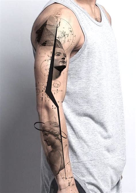 Geometric Shape Tattoo Geometric Sleeve Tattoo Tattoo Sleeve Designs