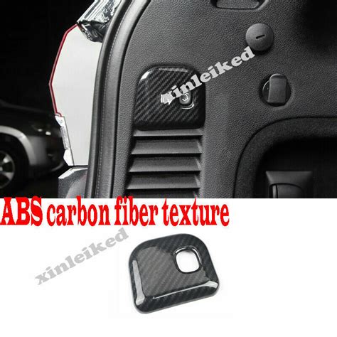 P Abs Carbon Fiber Rear Trunk Switch Button Cover For Jeep Grand