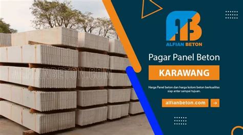 Pagar Panel Beton Karawang Januari Alfian Beton