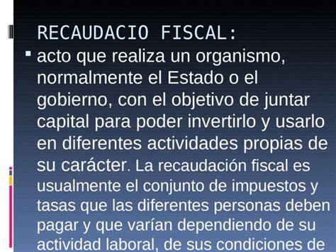 Fortalecimiento De La Recaudaci N Fiscal En El Salvador Slide