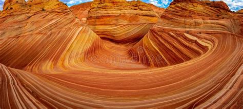 The Wave Sandstone Formation In Arizona Stock Photo Image Of Cliffs