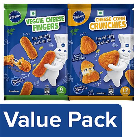 Buy Pillsbury Veggie Cheese Fingers Small G Cheese Corn Crunchies