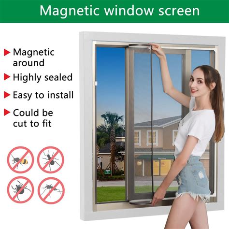 Magnetic Mosquito Screen Mosquito Net Prevent Dengue Fever Washable