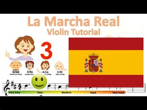 La Marcha Real Spain National Anthem Sheet Music And Easy Violin