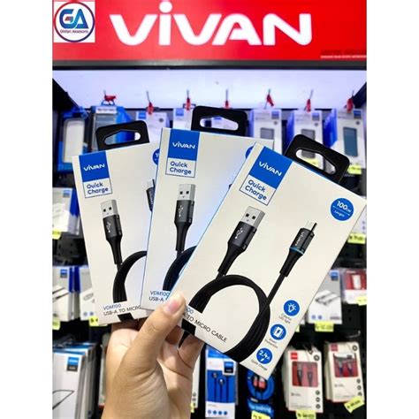 Jual Kabel Data Vivan Vdm For Micro Usb Shopee Indonesia