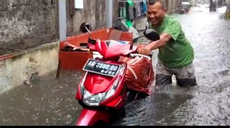 Hujan Deras Ratusan Rumah Di Solo Terendam Banjir E Kompas ID News