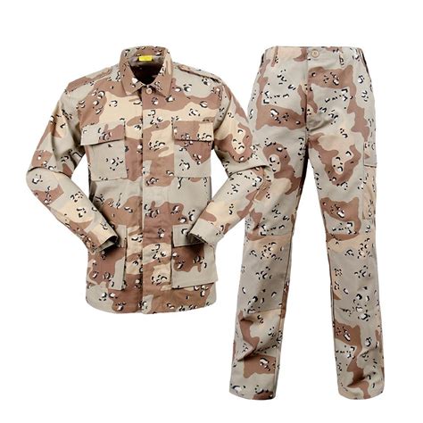 Chocolate Chip Color 6 Color Desert Camo Regular Bdu Camouflage