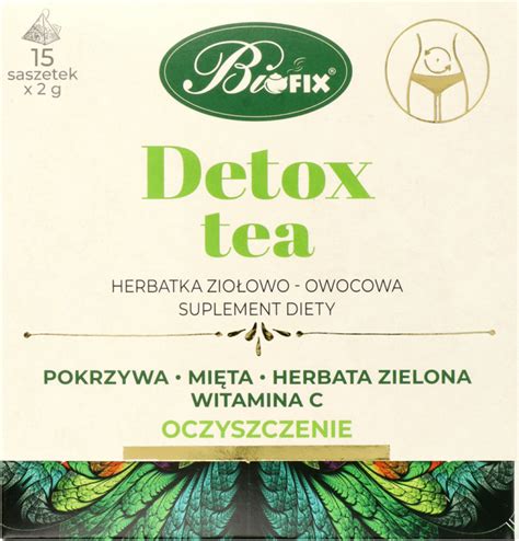 BIFIX Detox Tea herbata owocowo ziołowa Oczyszczenie suplement