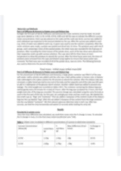 Solution Diffusion And Osmosis Studypool