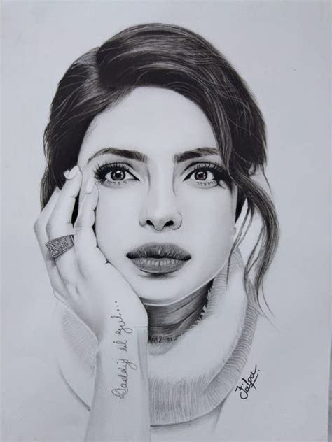 Priyanka chopra | Pencil sketch images, Cool pencil drawings, Face art ...