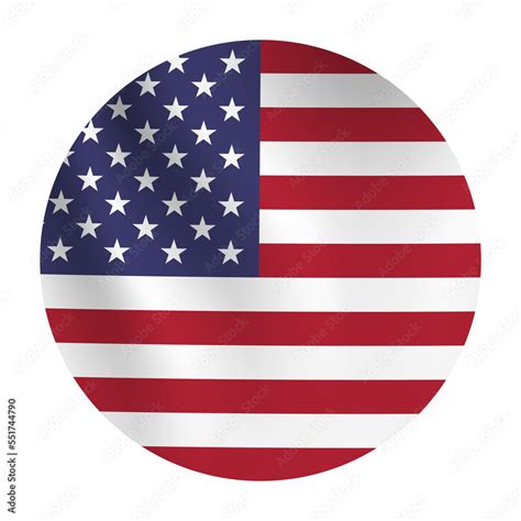 circle image  american flag usa flag circle png stock illustration
