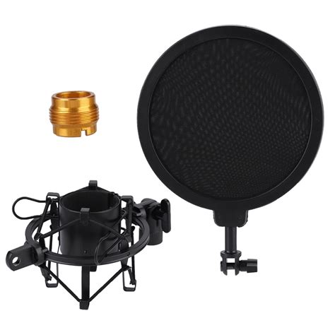 Univerdal Plastic Condenser Microphone Mic Shock Mount Holder Bracket