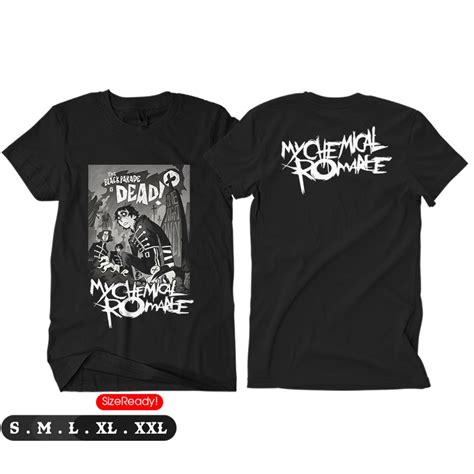 Jual Kaos Mcr My Chemical Romance The Black Parade Is Dead Baju Musik