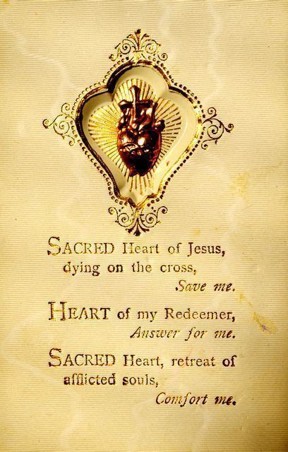 Sacred Heart Of Jesus Prayer Sacred Heart Heart Of Jesus Catholic